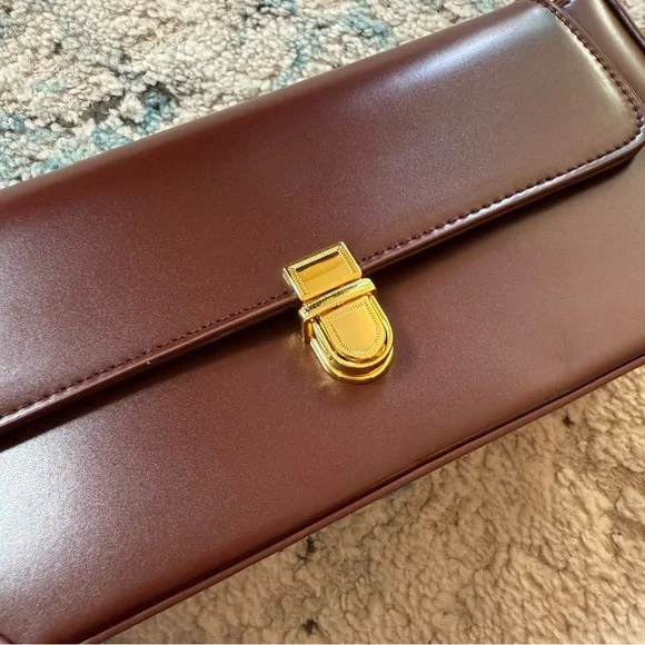 Cuiab Reddish Brown Shoulder Bag - Picture 4 of 13